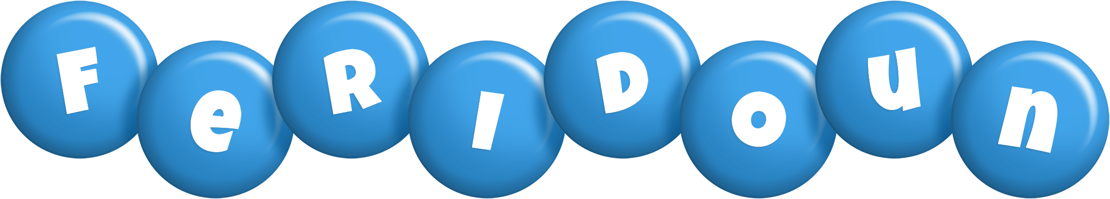 Feridoun candy-blue logo