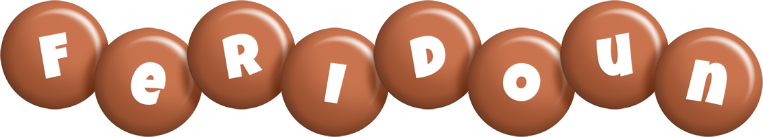 Feridoun candy-brown logo