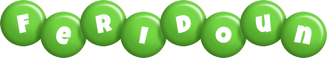 Feridoun candy-green logo