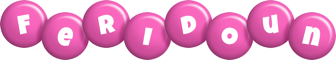 Feridoun candy-pink logo