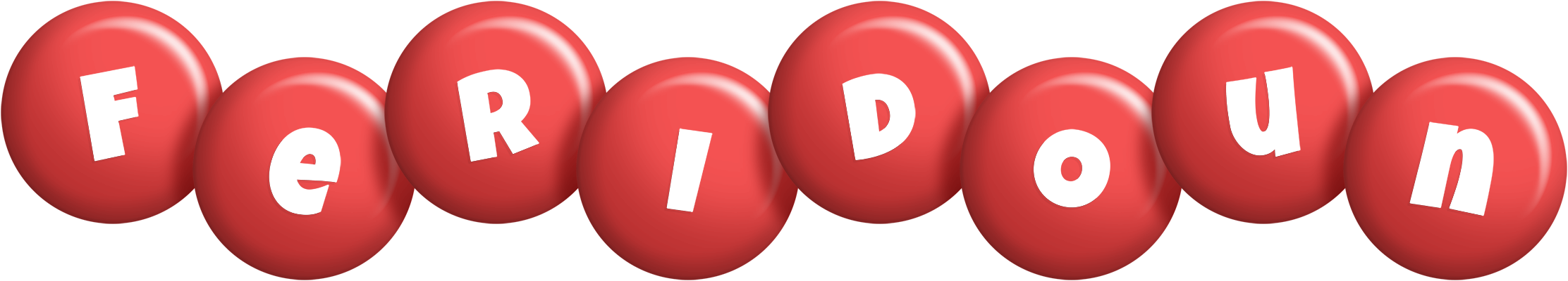 Feridoun candy-red logo
