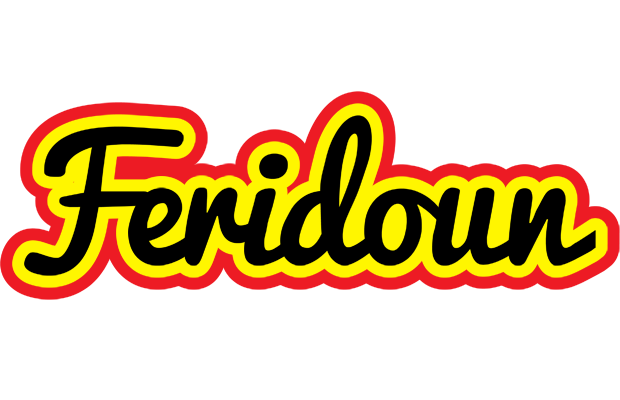 Feridoun flaming logo