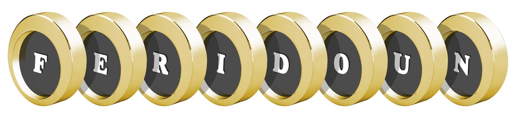 Feridoun gold logo