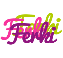 Ferki flowers logo