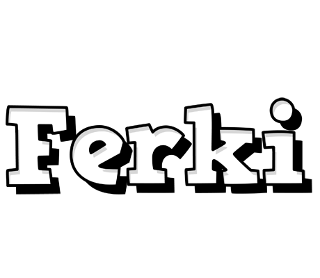 Ferki snowing logo