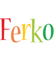 Ferko birthday logo