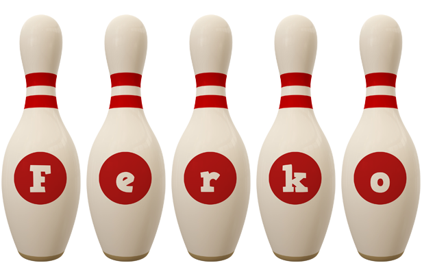 Ferko bowling-pin logo