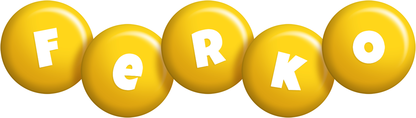 Ferko candy-yellow logo