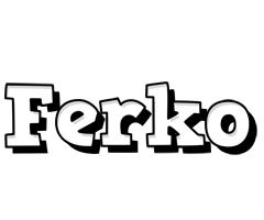 Ferko snowing logo