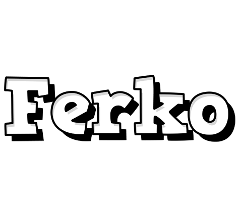 Ferko snowing logo