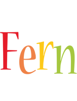 Fern birthday logo