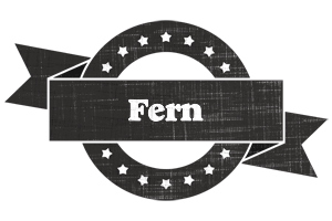 Fern grunge logo
