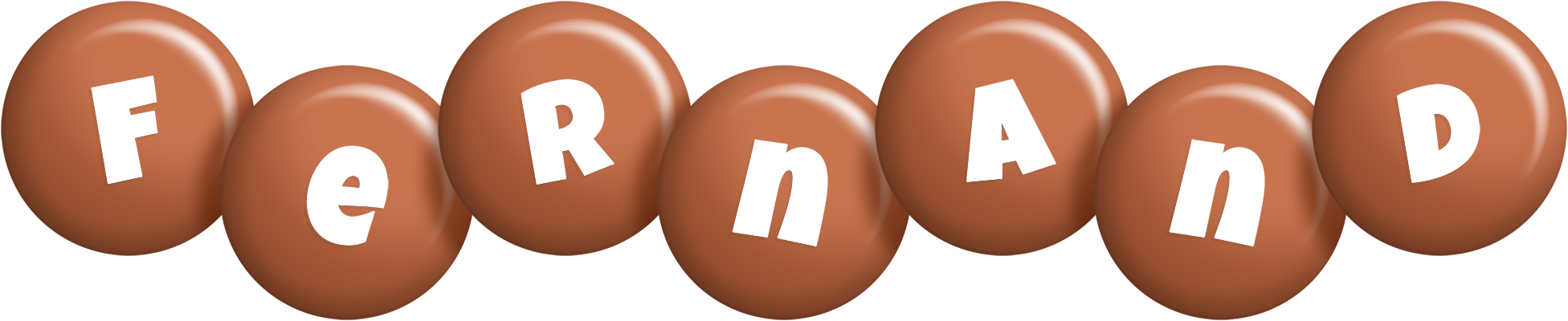 Fernand candy-brown logo