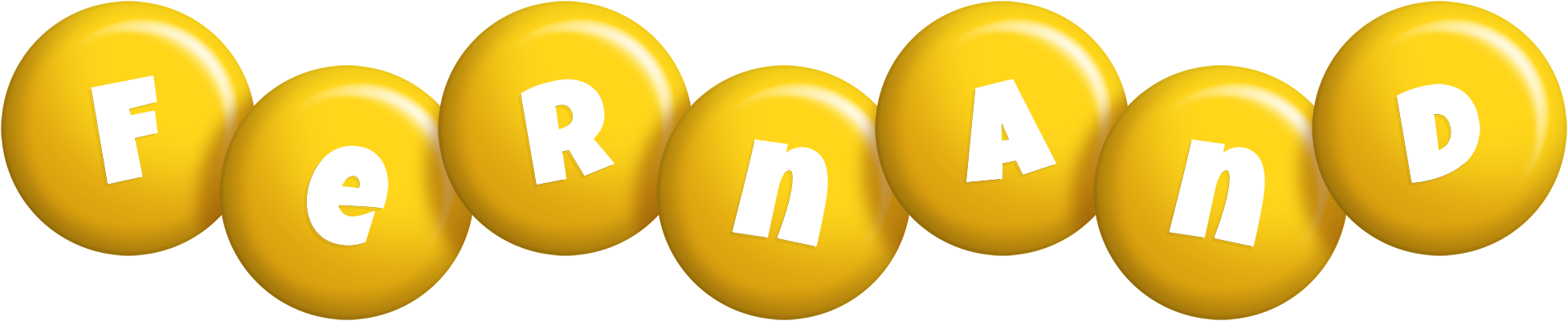 Fernand candy-yellow logo