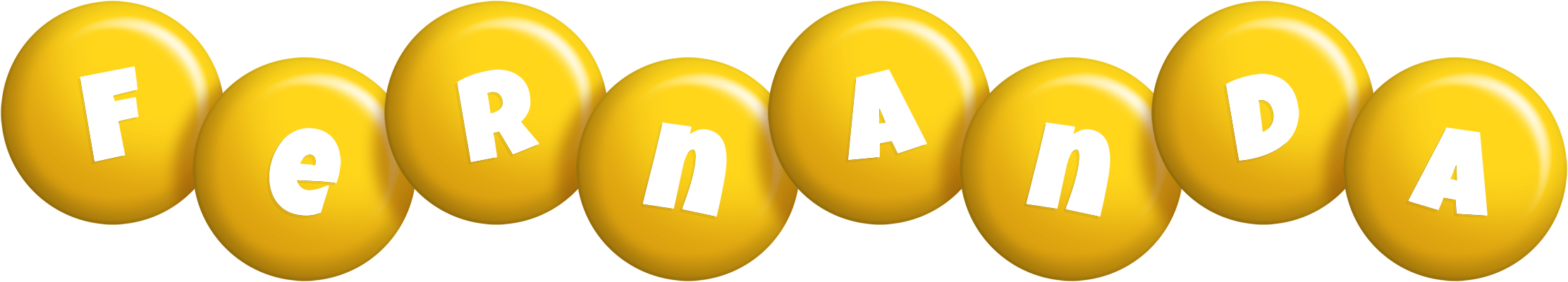 Fernanda candy-yellow logo