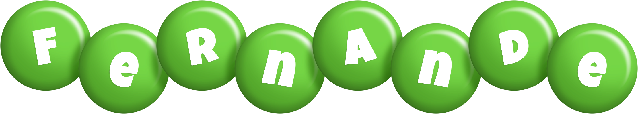 Fernande candy-green logo