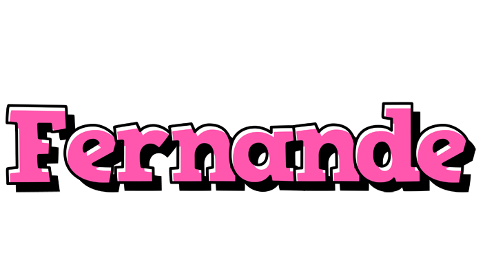 Fernande girlish logo