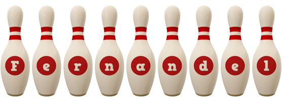 Fernandel bowling-pin logo