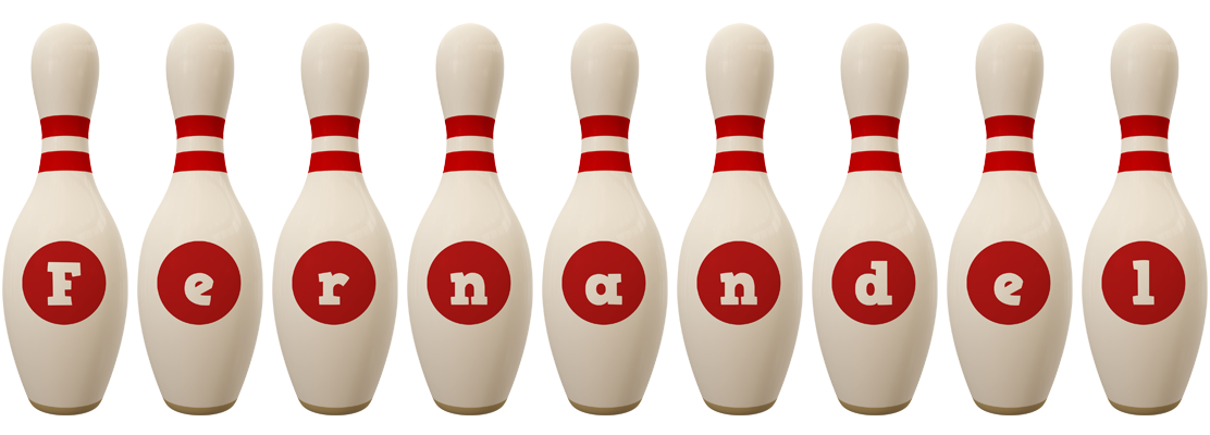 Fernandel bowling-pin logo