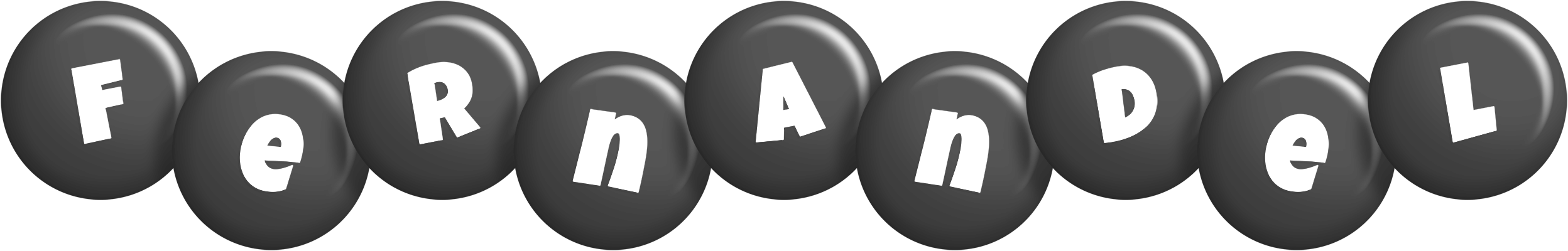 Fernandel candy-black logo
