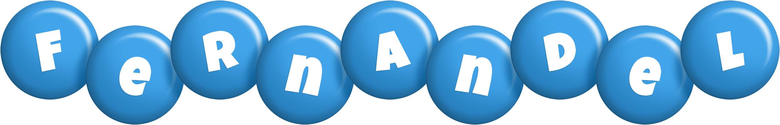 Fernandel candy-blue logo