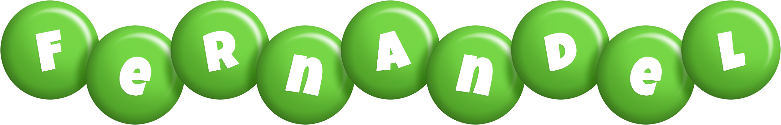 Fernandel candy-green logo