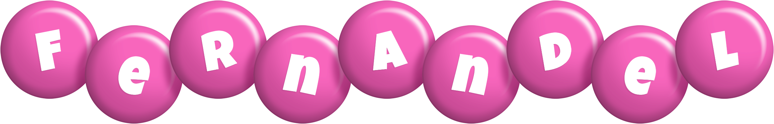 Fernandel candy-pink logo
