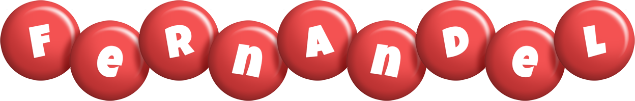 Fernandel candy-red logo