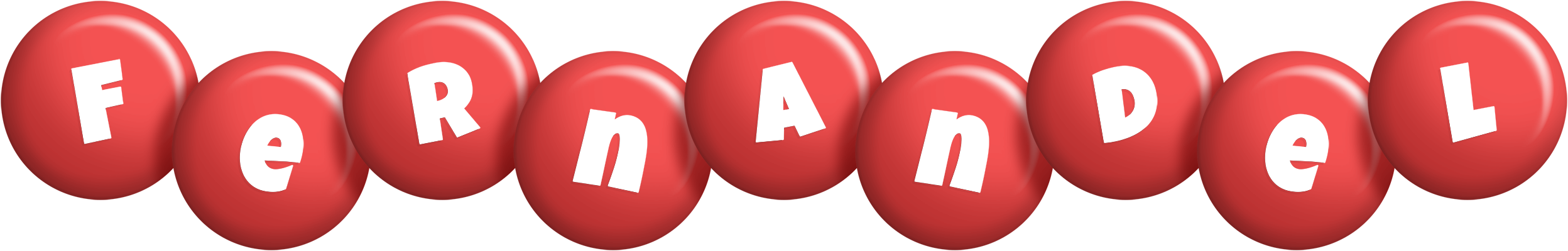 Fernandel candy-red logo
