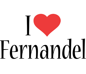 Fernandel i-love logo
