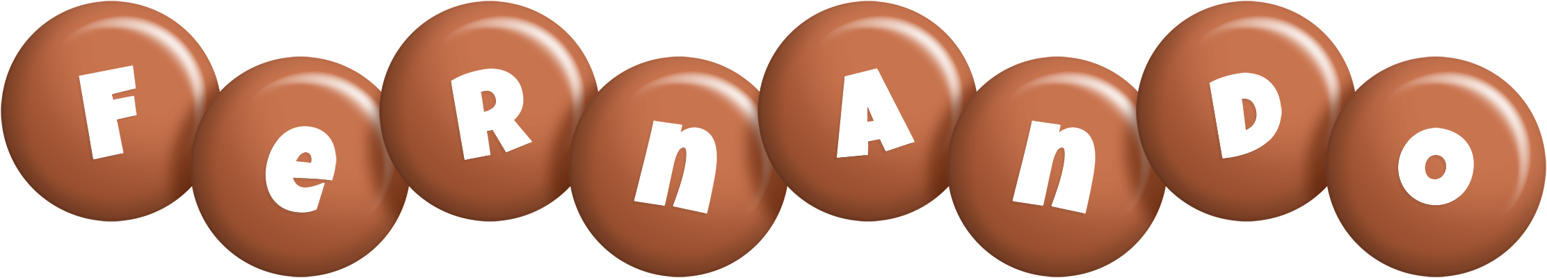 Fernando candy-brown logo