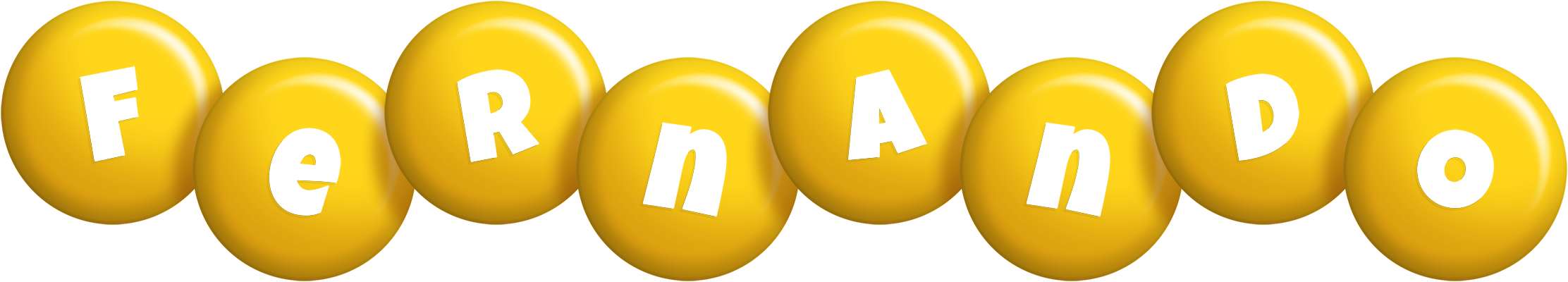 Fernando candy-yellow logo