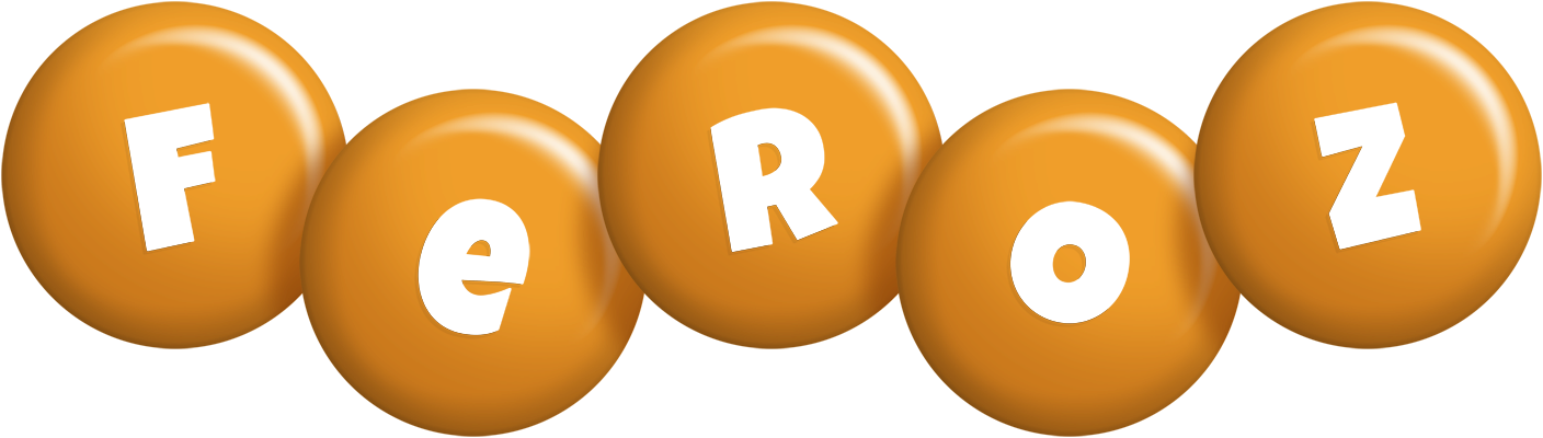 Feroz candy-orange logo