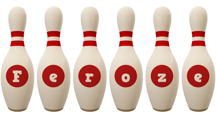 Feroze bowling-pin logo