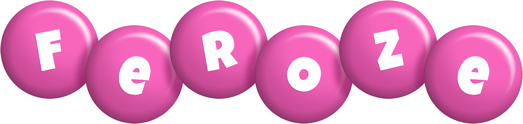 Feroze candy-pink logo
