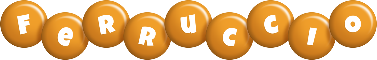 Ferruccio candy-orange logo