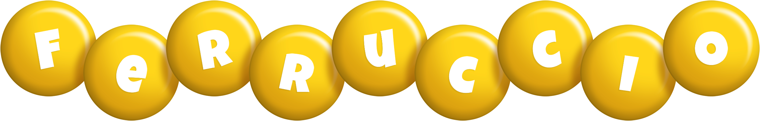 Ferruccio candy-yellow logo