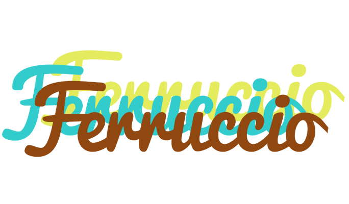 Ferruccio cupcake logo