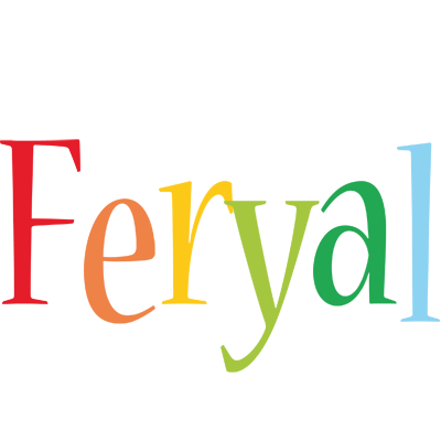 Feryal birthday logo