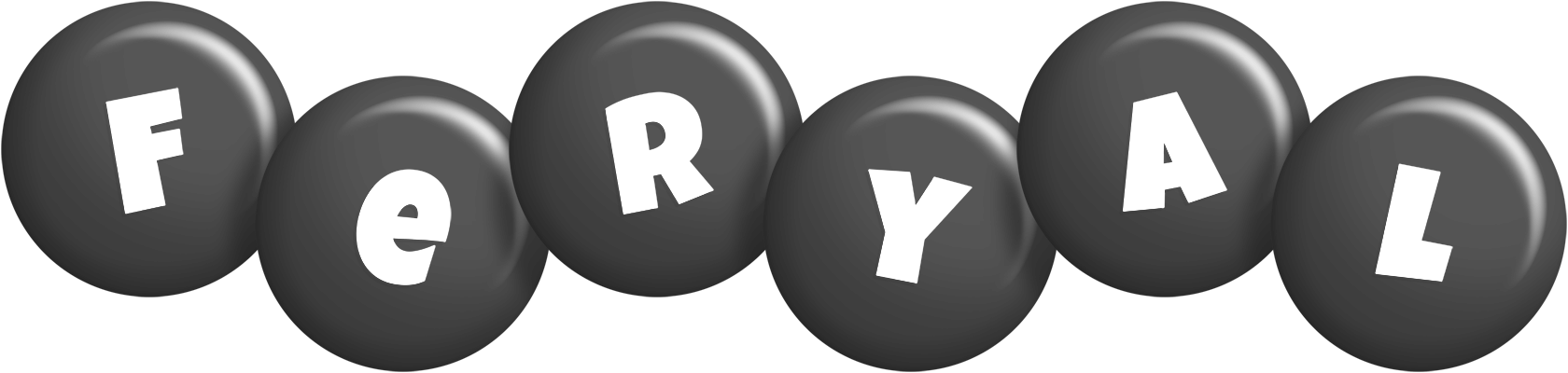 Feryal candy-black logo