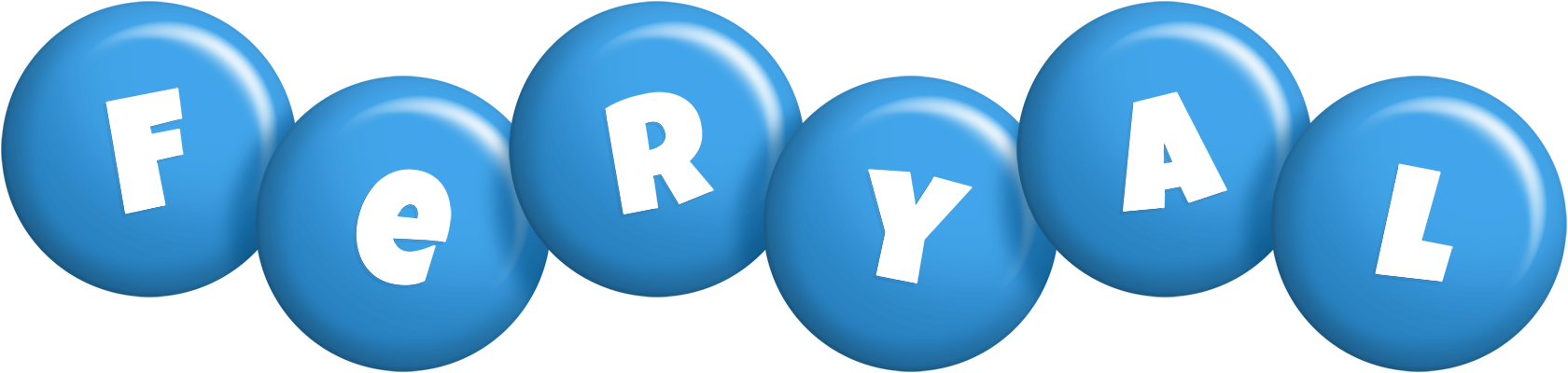 Feryal candy-blue logo