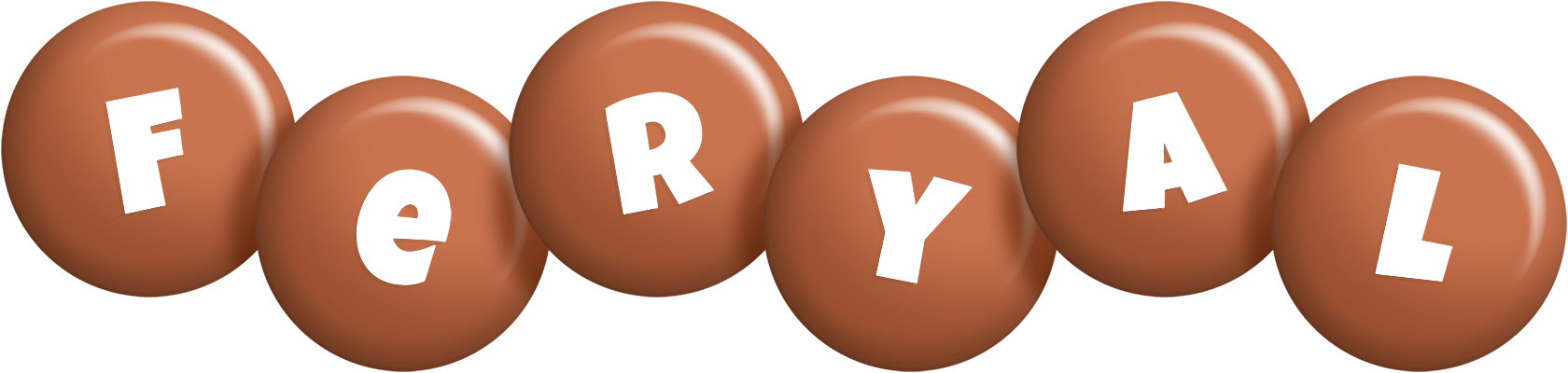 Feryal candy-brown logo