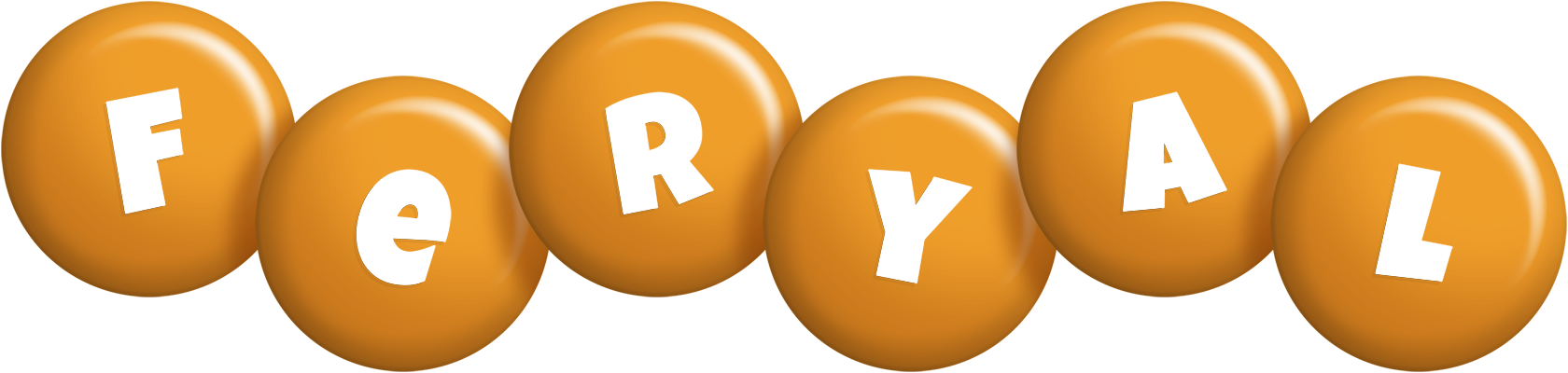Feryal candy-orange logo