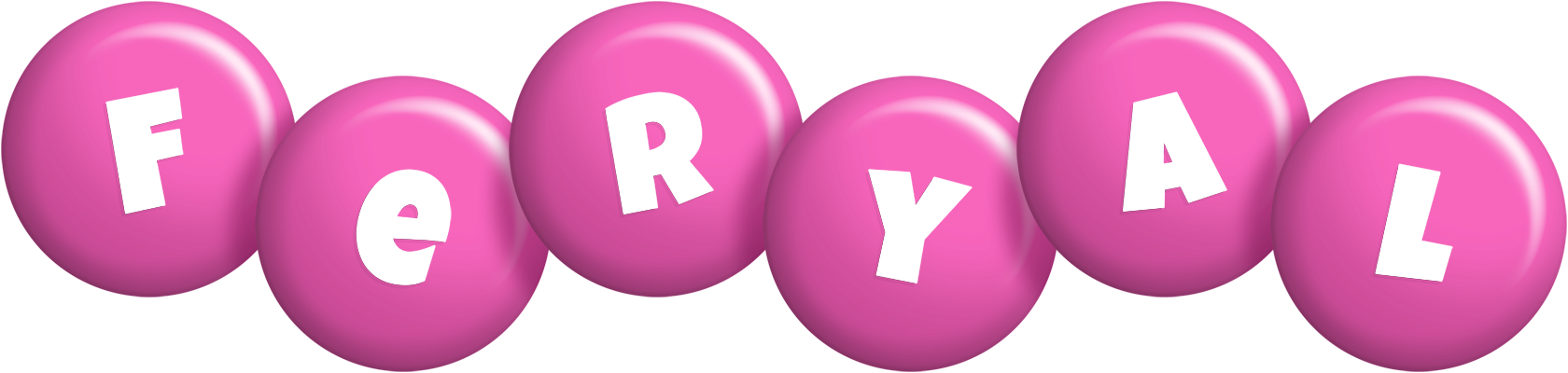 Feryal candy-pink logo