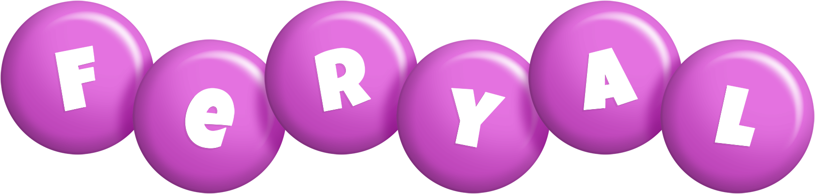 Feryal candy-purple logo