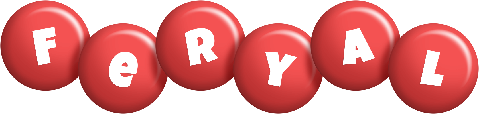 Feryal candy-red logo