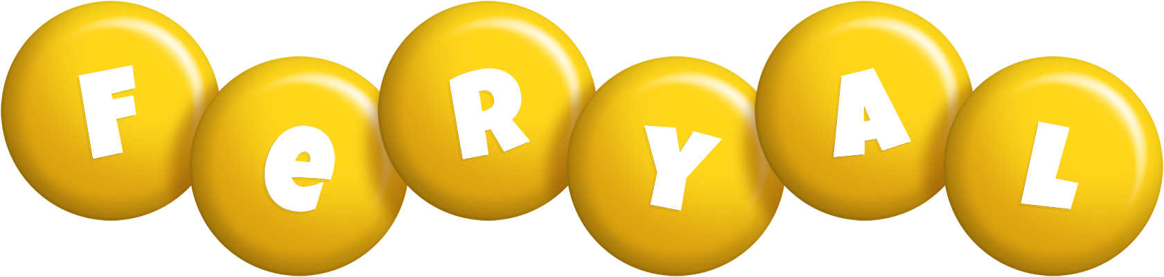 Feryal candy-yellow logo