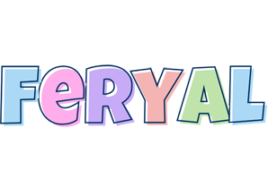 Feryal pastel logo