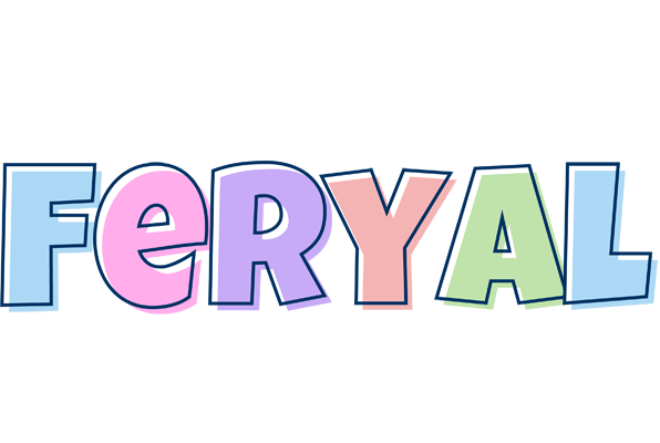 Feryal pastel logo