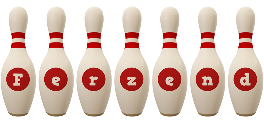 Ferzend bowling-pin logo